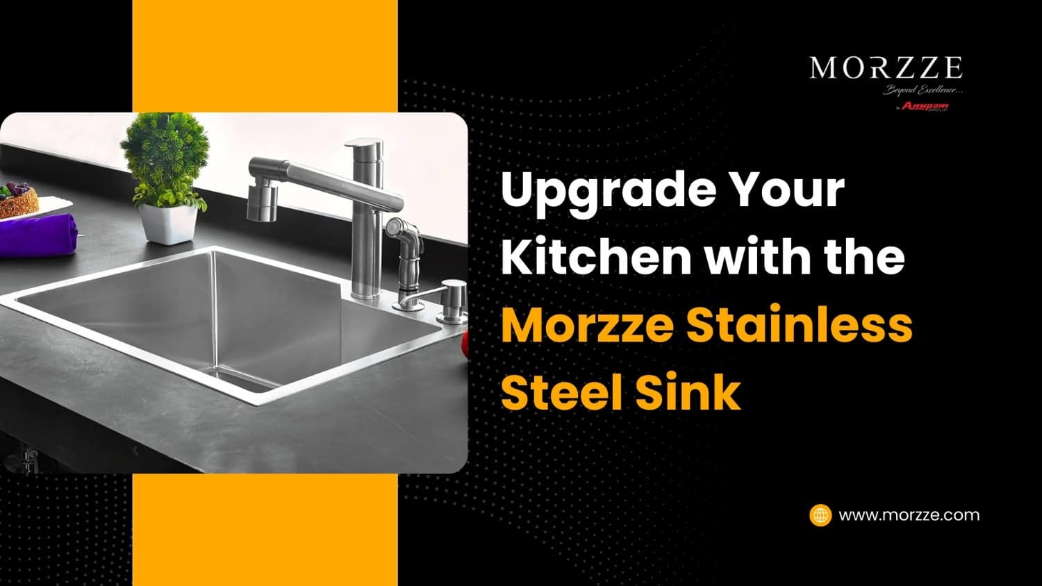 Upgrade Your Kitchen with the Morzze Stainless Steel Sink