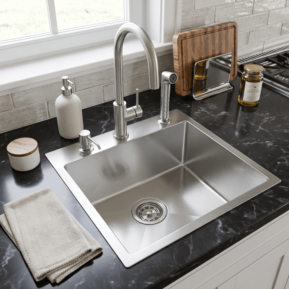 Stainless Steel Kitchen Sink (N01-802LX)